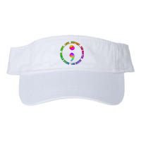 Suicide Awareness Semi Colon Support Valucap Bio-Washed Visor