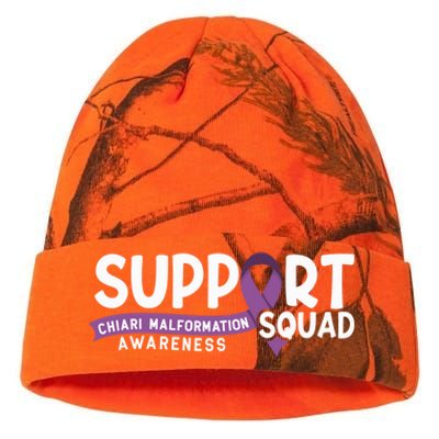 Support Awareness Squad I CM Cerebellum Chiari Malformation Kati Licensed 12" Camo Beanie