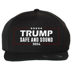 Safe And Sound Trump 2024 Wool Snapback Cap