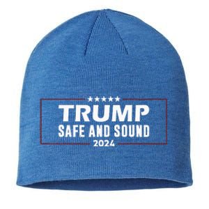 Safe And Sound Trump 2024 Sustainable Beanie