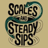 Scales And Steady Sips Funny Snake Tea Lovers T-Shirt