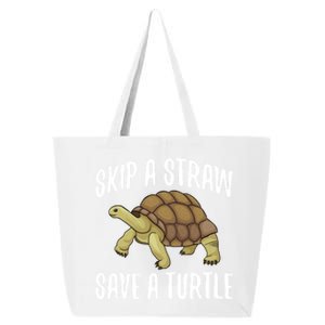 Skip A Straw Save A Turtle Ll Turtle Fan Gift 25L Jumbo Tote