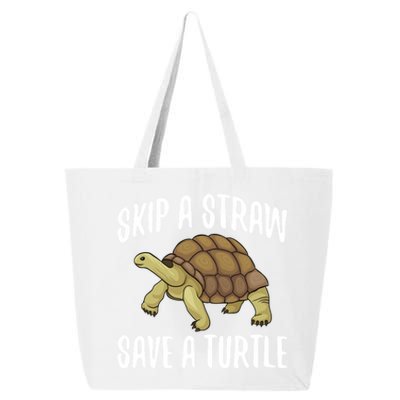 Skip A Straw Save A Turtle Ll Turtle Fan Gift 25L Jumbo Tote