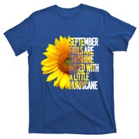 September Are Sunshine Mixed Hurricane Sunflower Gift T-Shirt