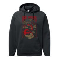 Snake And Skull Performance Fleece Hoodie