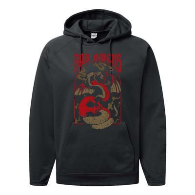 Snake And Skull Performance Fleece Hoodie