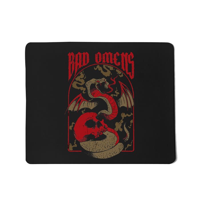 Snake And Skull Mousepad