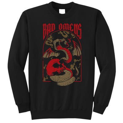 Snake And Skull Tall Sweatshirt