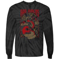 Snake And Skull Tie-Dye Long Sleeve Shirt