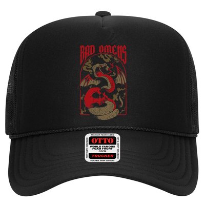 Snake And Skull Trucker Hat