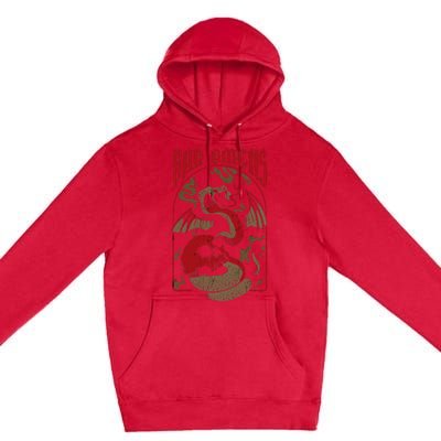 Snake And Skull Premium Pullover Hoodie