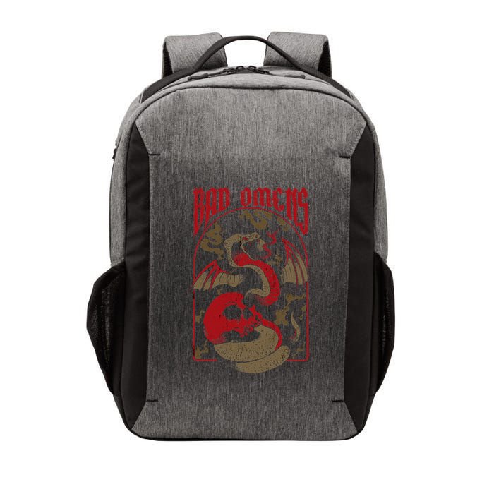 Snake And Skull Vector Backpack