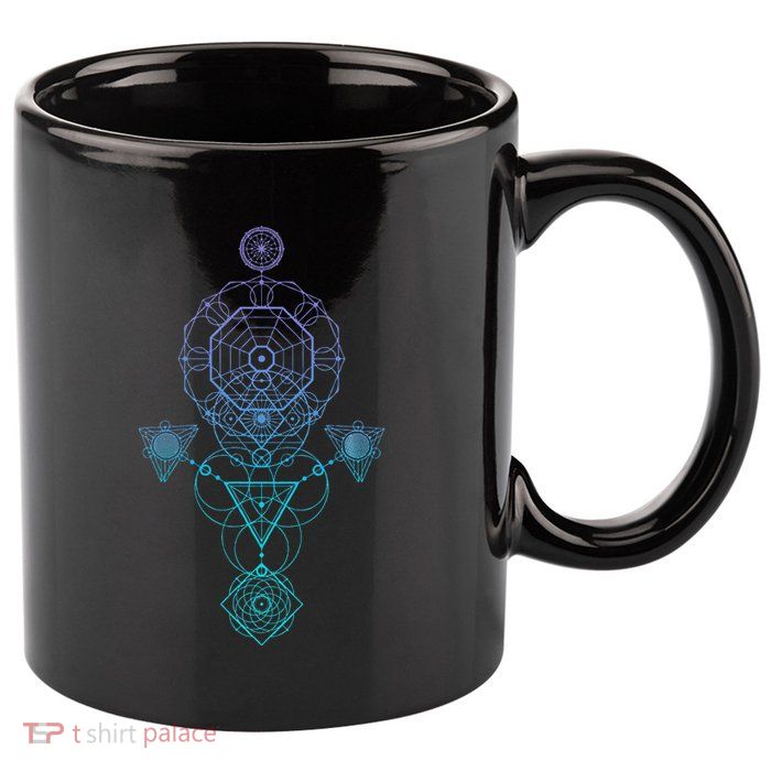 Starseed Activation Sacred Geometry 11oz C Handle Ceramic Mug