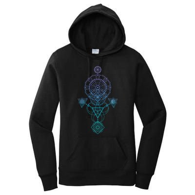 Starseed Activation Sacred Geometry Women's Pullover Hoodie