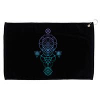 Starseed Activation Sacred Geometry Grommeted Golf Towel