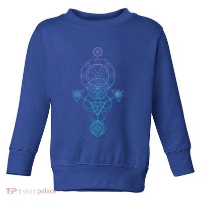 Starseed Activation Sacred Geometry Toddler Sweatshirt