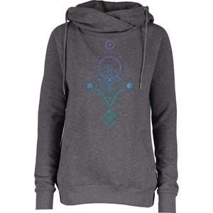 Starseed Activation Sacred Geometry Womens Funnel Neck Pullover Hood