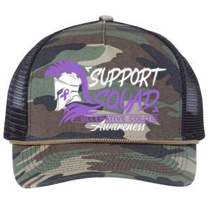 Support Awareness Squad I Ulcerative Colitis Ulcerosa Retro Rope Trucker Hat Cap