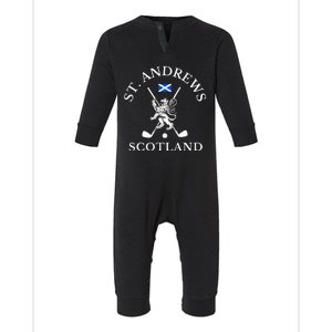 St. Andrews Scotland Golf Fan Infant Fleece One Piece