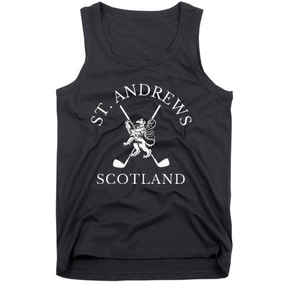 St. Andrews Scotland Golf Tank Top