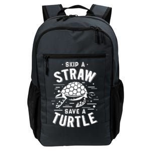 Skip A Straw Save A Turtle Gift For Ocean Animal Lovers Great Gift Daily Commute Backpack