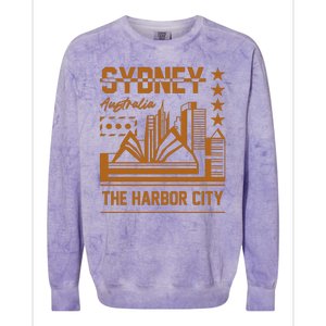 Sydney Australia Colorblast Crewneck Sweatshirt