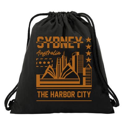 Sydney Australia Drawstring Bag
