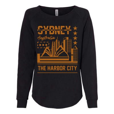 Sydney Australia Womens California Wash Sweatshirt