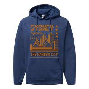 Sydney Australia Performance Fleece Hoodie