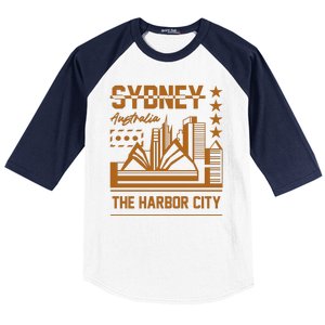 Sydney Australia Baseball Sleeve Shirt