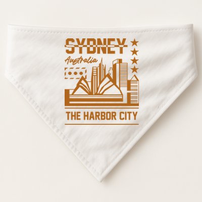 Sydney Australia USA-Made Doggie Bandana