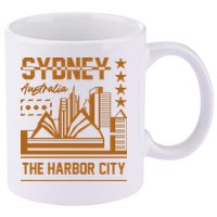 Sydney Australia 11oz C Handle Ceramic Mug