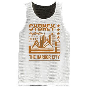 Sydney Australia Mesh Reversible Basketball Jersey Tank