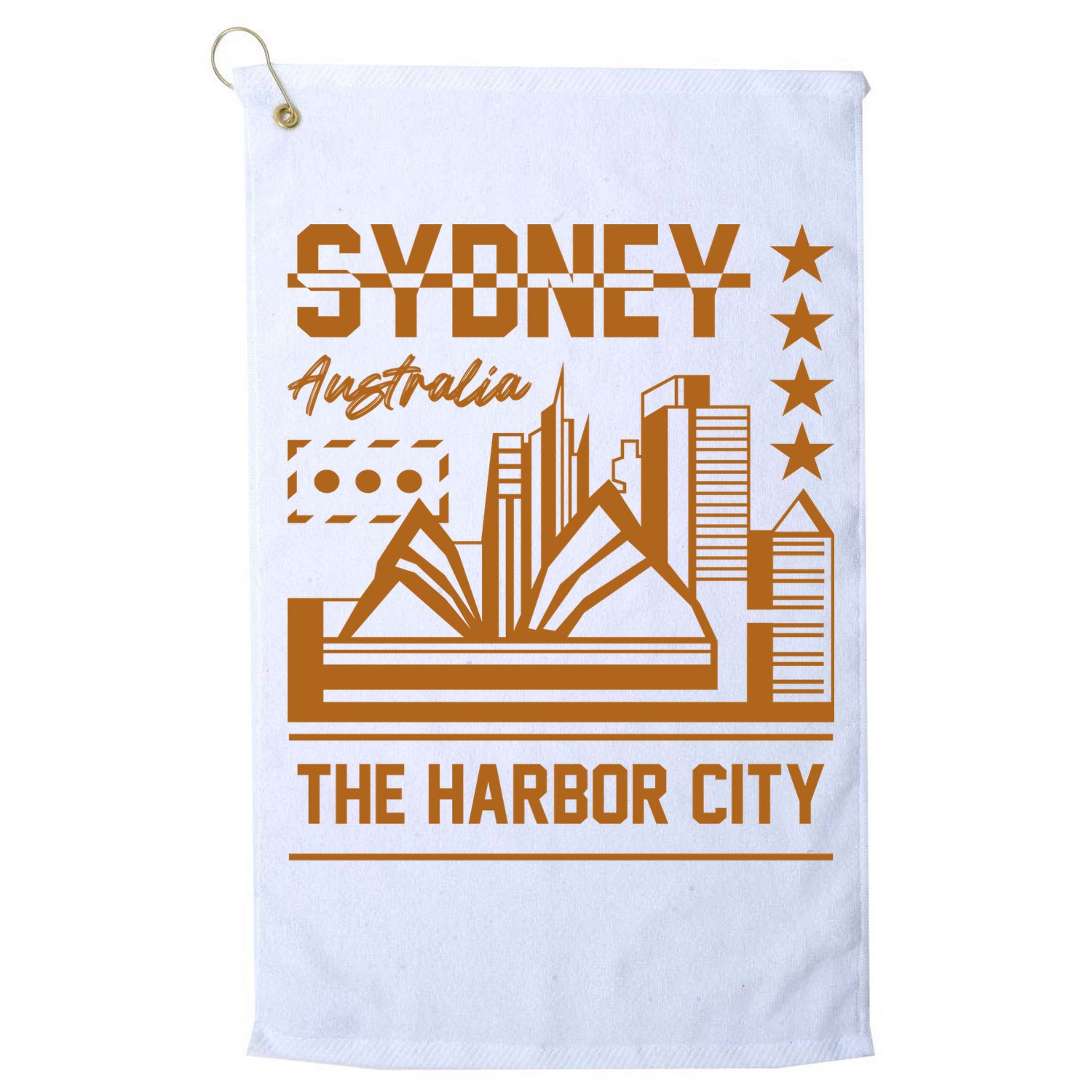 Sydney Australia Golf Towel