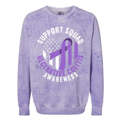 Support Awareness Squad I Ulcerative Colitis Ulcerosa Colorblast Crewneck Sweatshirt