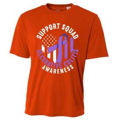 Support Awareness Squad I Ulcerative Colitis Ulcerosa Cooling Performance Crew T-Shirt