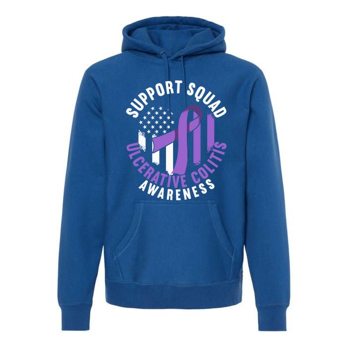 Support Awareness Squad I Ulcerative Colitis Ulcerosa Premium Hoodie