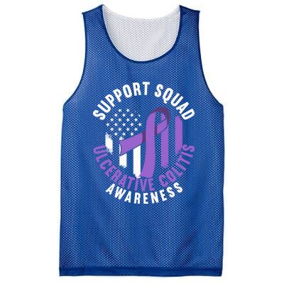 Support Awareness Squad I Ulcerative Colitis Ulcerosa Mesh Reversible Basketball Jersey Tank