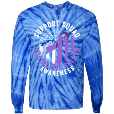 Support Awareness Squad I Ulcerative Colitis Ulcerosa Tie-Dye Long Sleeve Shirt