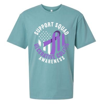 Support Awareness Squad I Ulcerative Colitis Ulcerosa Sueded Cloud Jersey T-Shirt