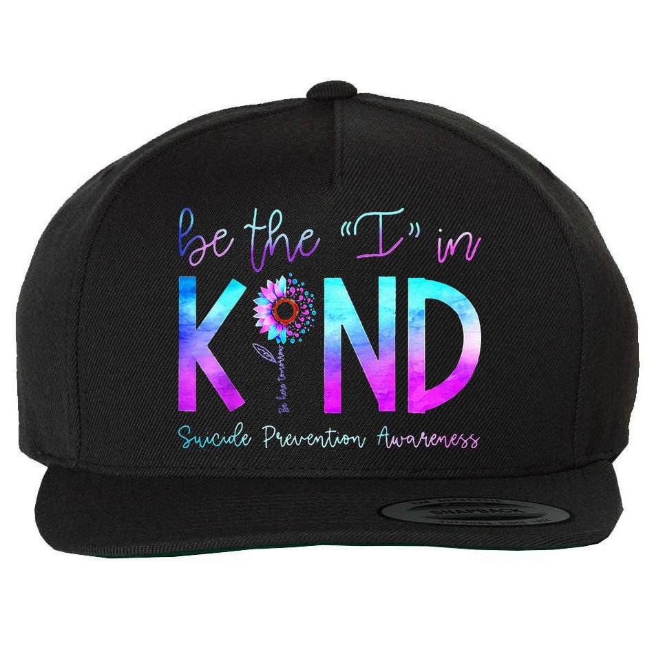 Suicide Awareness Suicide Prevention Suicide Warrior Wool Snapback Cap
