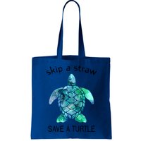 Skip A Straw Save A Turtle Ocean Animal Funny Gift Sea Turtle Gift Bag