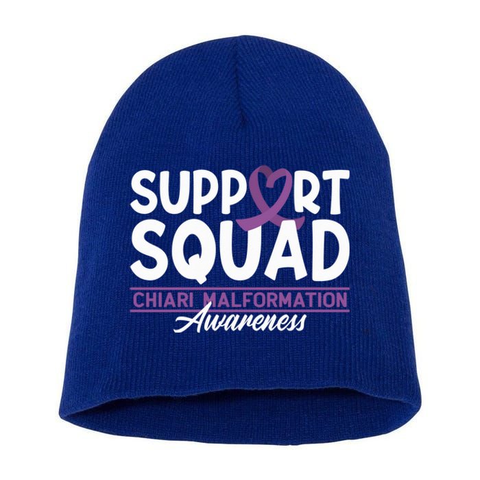 Support Awareness Squad I CM Cerebellum Chiari Malformation Short Acrylic Beanie