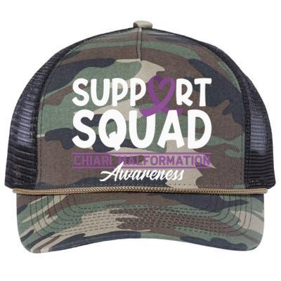 Support Awareness Squad I CM Cerebellum Chiari Malformation Retro Rope Trucker Hat Cap