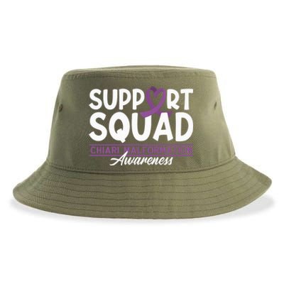 Support Awareness Squad I CM Cerebellum Chiari Malformation Sustainable Bucket Hat