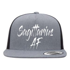 Sagittarius Af Flat Bill Trucker Hat