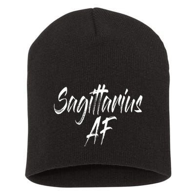 Sagittarius Af Short Acrylic Beanie