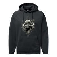 Skull And Snake Performance Fleece Hoodie