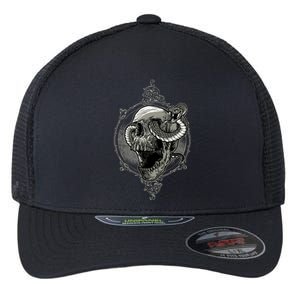 Skull And Snake Flexfit Unipanel Trucker Cap