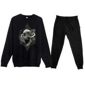 Skull And Snake Premium Crewneck Sweatsuit Set